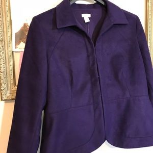 Chico’s Purple Blazer size 3 (16) Extra Large